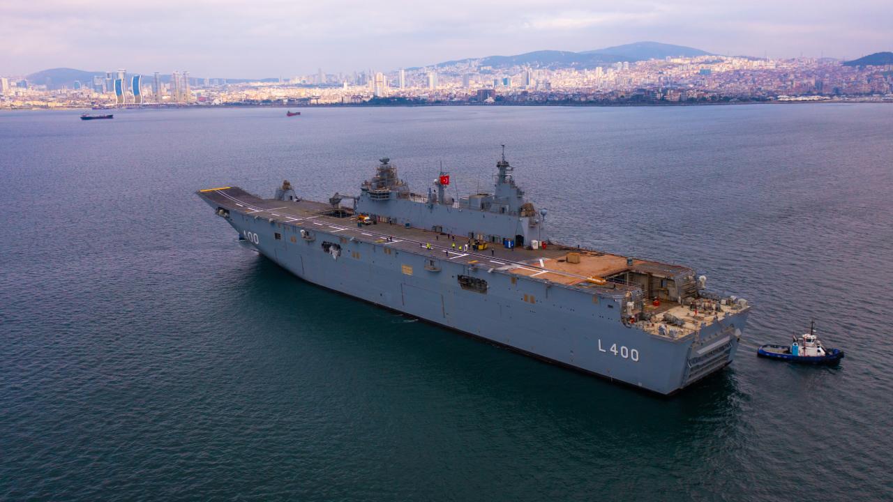 TCG Anadolu Marmara Denizi’nde