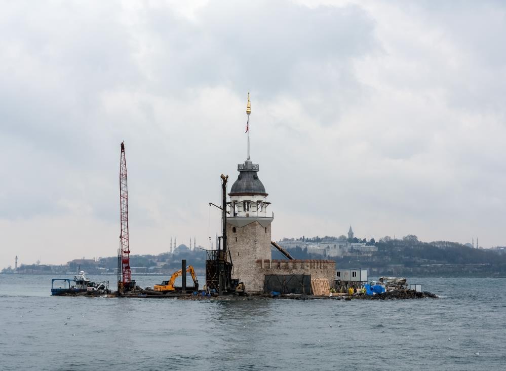 Kız Kulesi'nin Son Hali Görüntülendi Kız Kulesi'nin Son Hali Görüntülendi