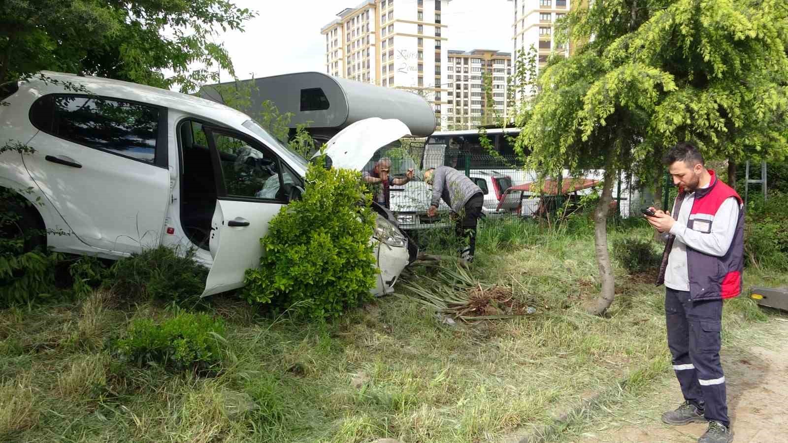 Sancaktepe’de trafik kazası: 1 yaralı