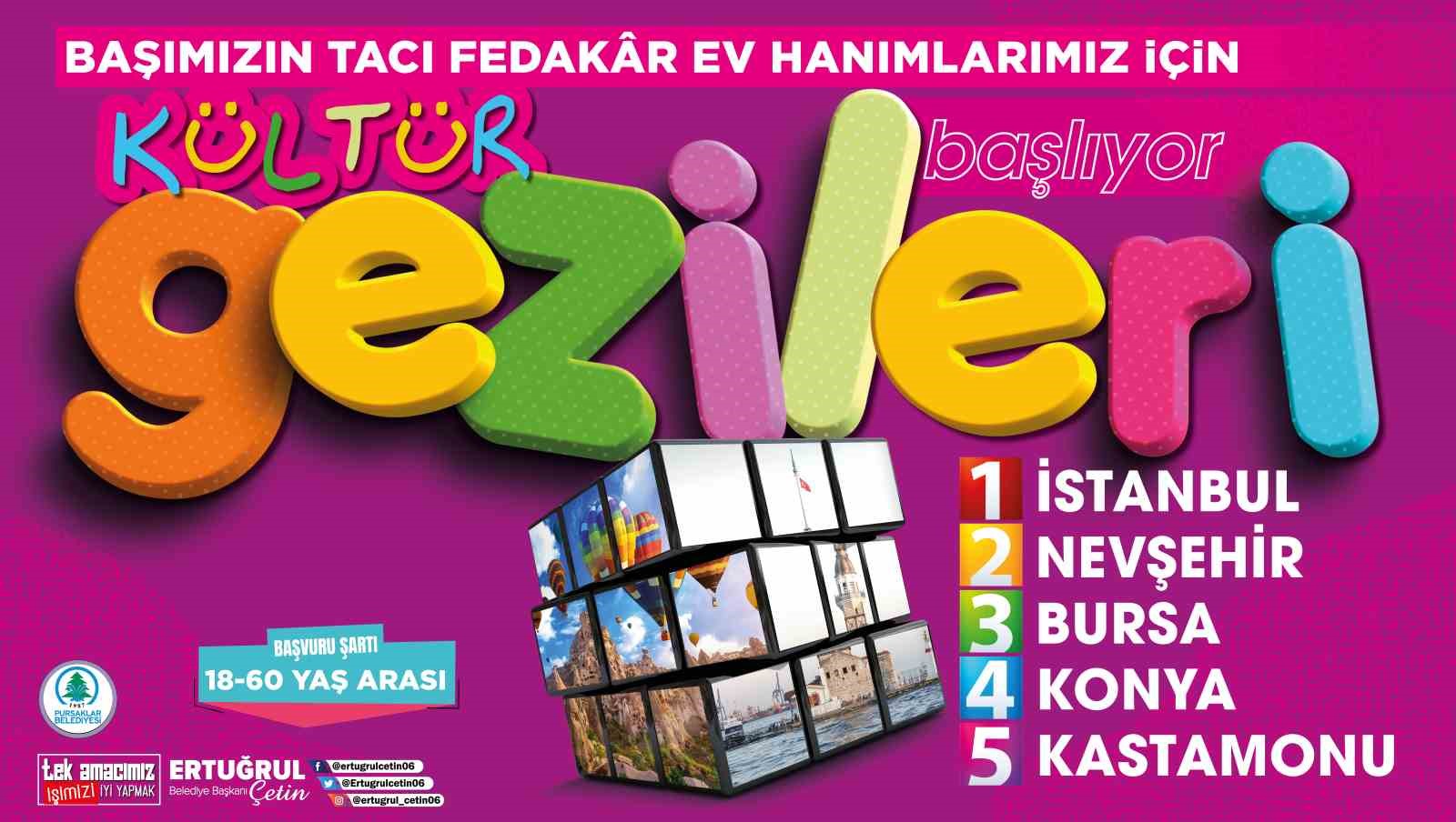 Pursaklar’da ev hanımlarına özel kültür gezileri başlıyor