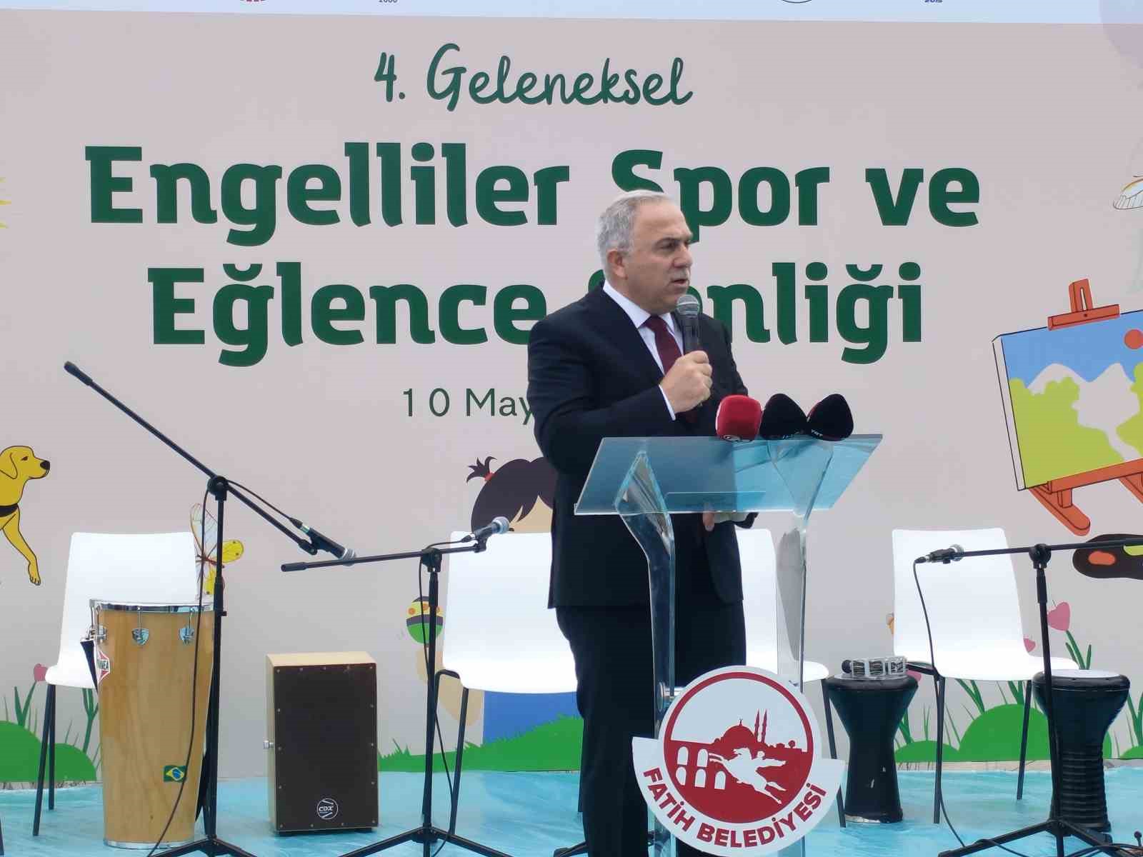 4. Geleneksel Engelliler Spor ve Eğlence Şenliği Fatih’te düzenlendi