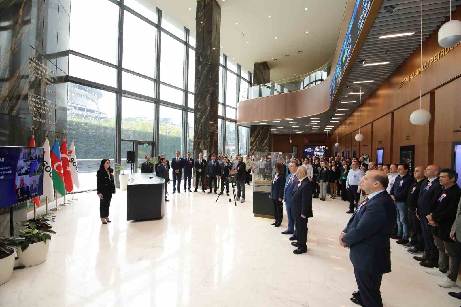 Haydar Aliyev, doğumunun 100’üncü yılında SOCAR Türkiye’de törenlerle anıldı