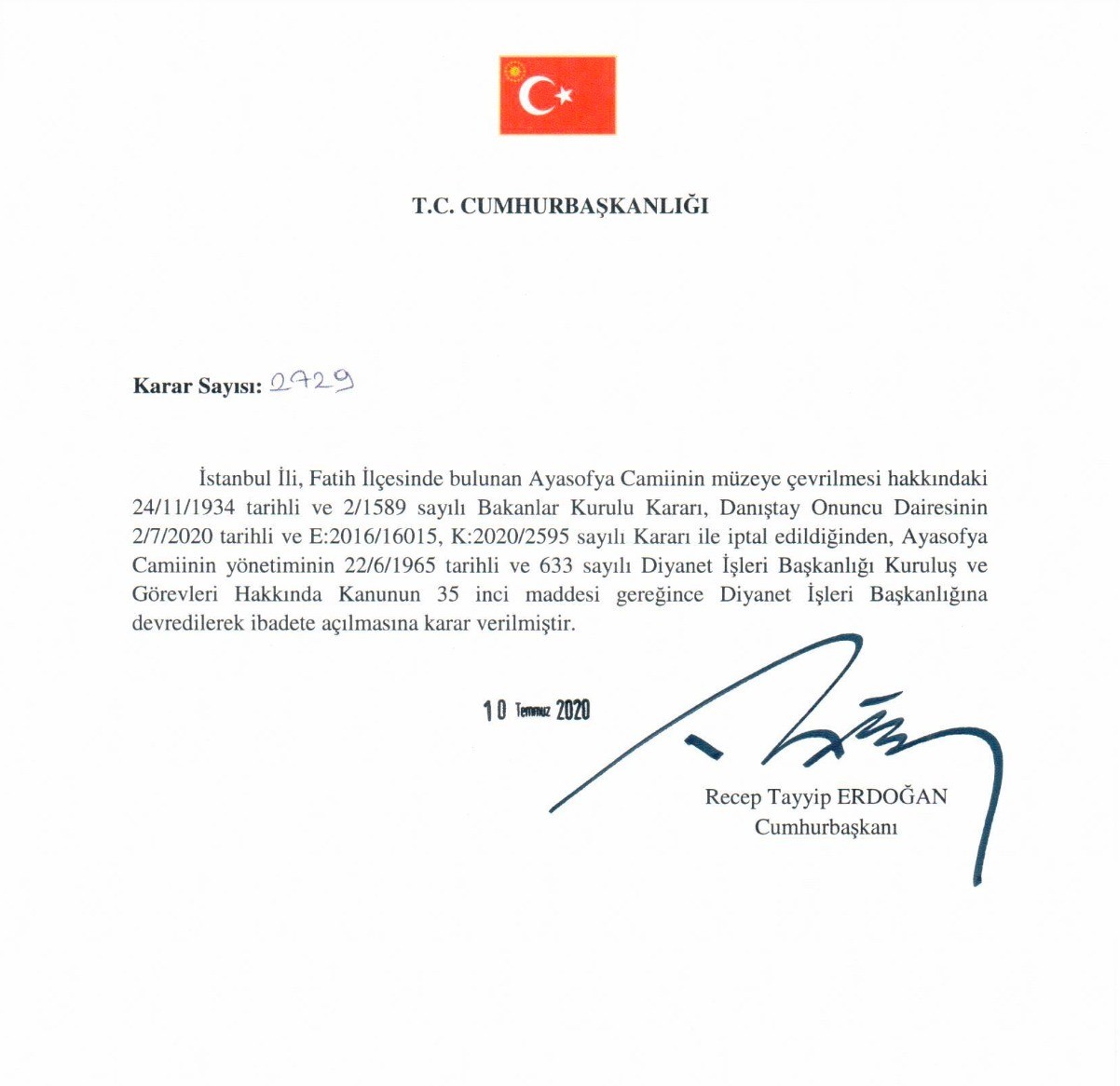 Cumhurbaşkanı Erdoğan seçim programını Ayasofya’da akşam namazı ile sonlandıracak
