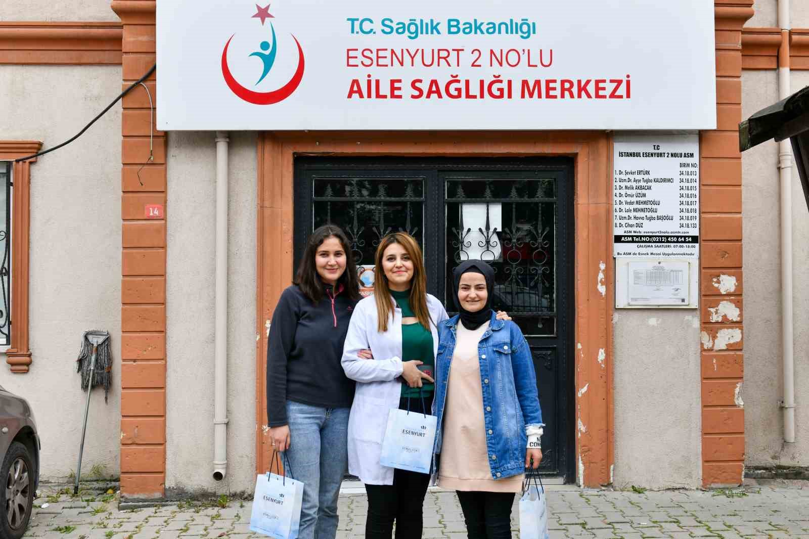 Sağlık emekçileri unutulmadı