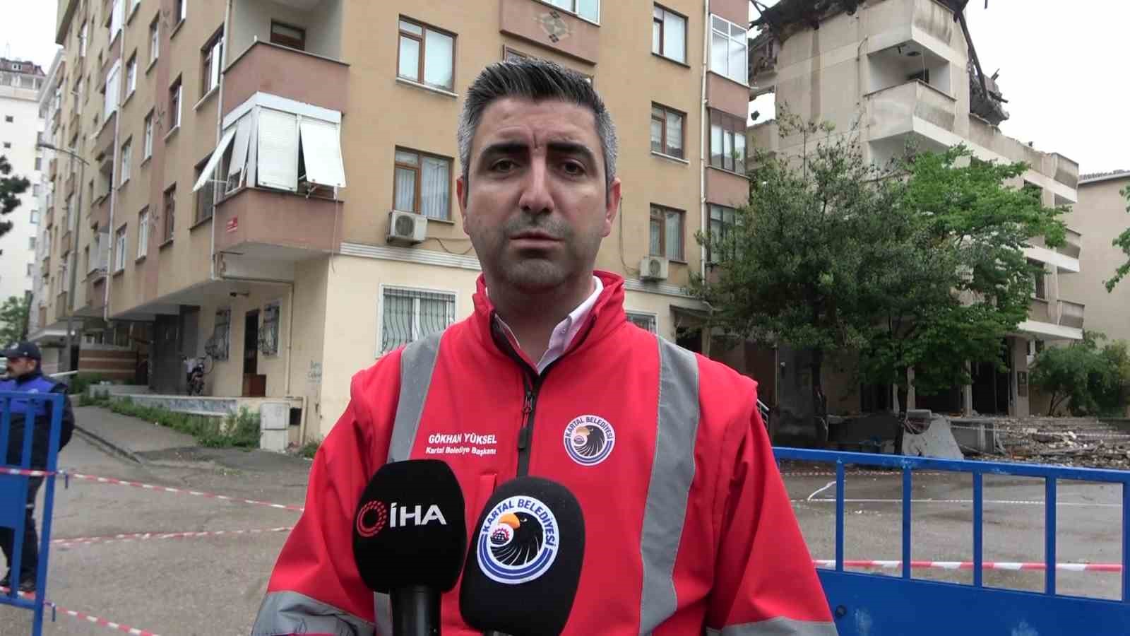 Kartal Belediye Başkanı Yüksel’den tahliye edilen binalara ilişkin açıklama