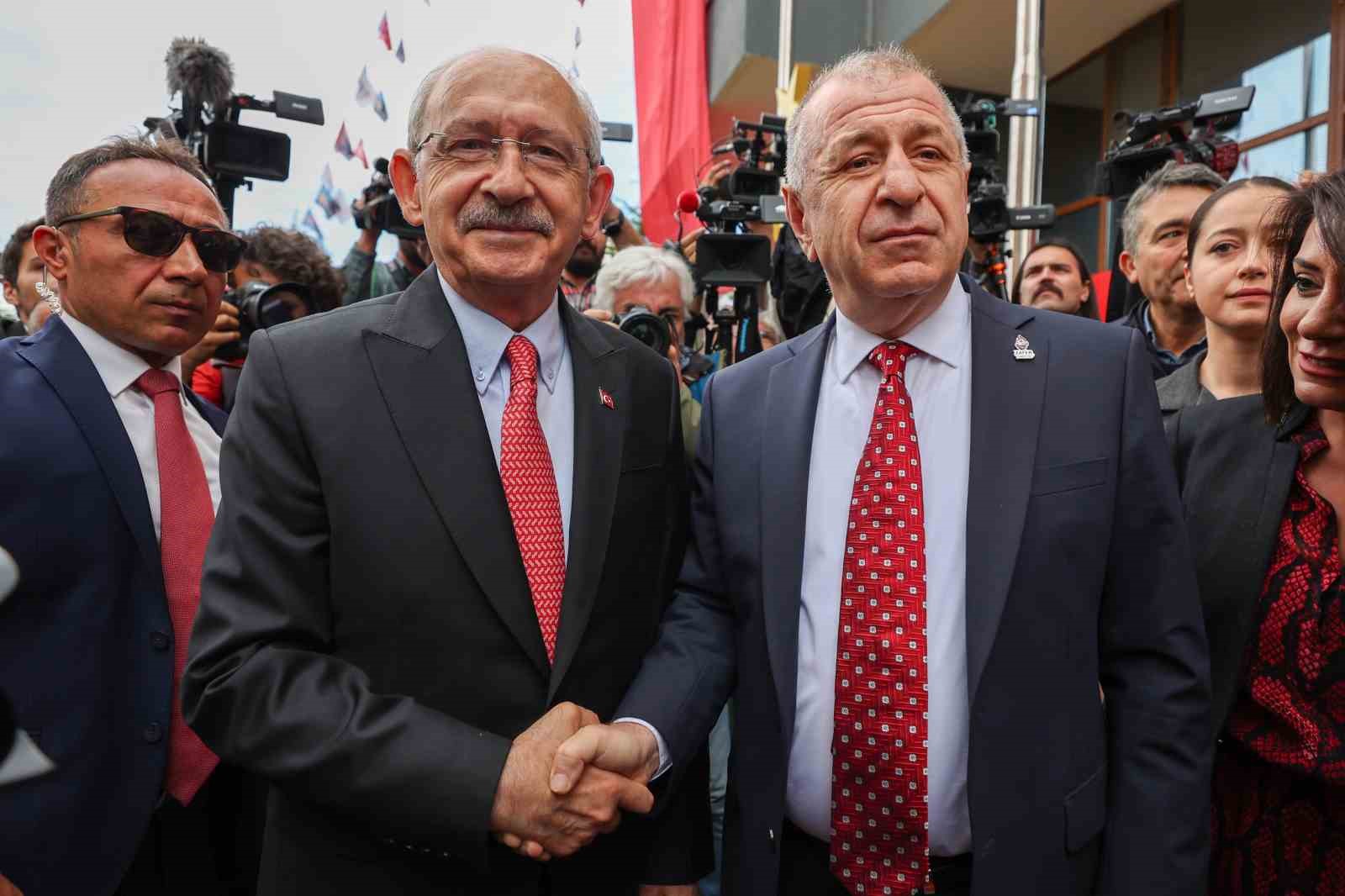 Kılıçdaroğlu’ndan, Zafer Partisi Genel Başkanı Özdağ’a ziyaret