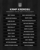 Beşiktaş’ın Adana Demirspor maçı kamp kadrosu belli oldu