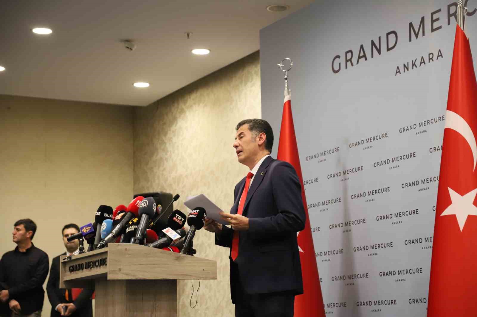 Sinan Oğan: “İkinci turda Cumhur İttifakı adayı Recep Tayyip Erdoğan’ı destekleyeceğiz”