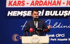 Bakan Kurum: “Türkiye Yüzyılı’nın türküsünü söyleyeceğiz”