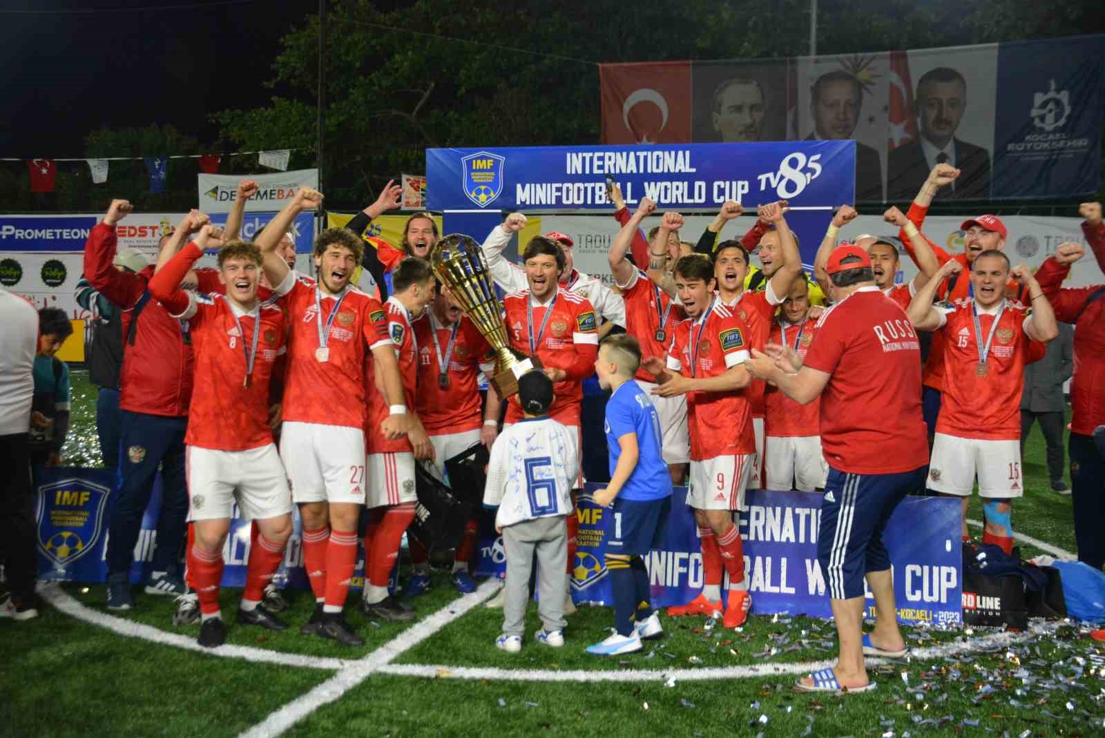 Uluslararası Mini Futbol Dünya Şampiyonası’nda şampiyon Rusya