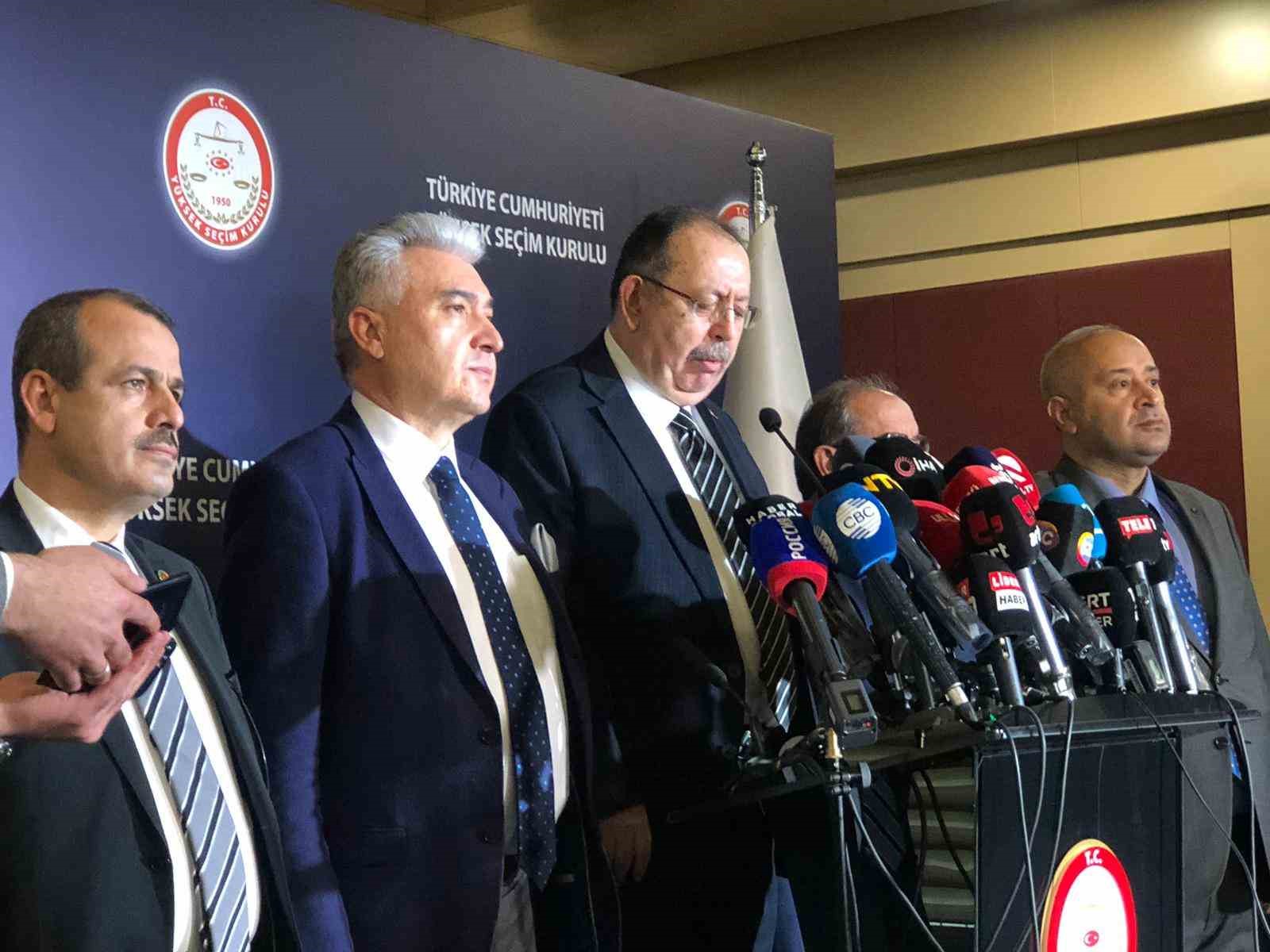 YSK Başkanı Yener: “Geçici sonuçlar sonucunda Recep Tayyip Erdoğan’ın cumhurbaşkanı olarak seçildiği görülmüştür”
