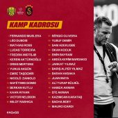 Galatasaray’ın Ankaragücü maçı kamp kadrosu belli oldu