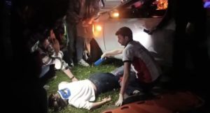 Maltepe sahilde araç yayaların arasına daldı: 4 yaralı