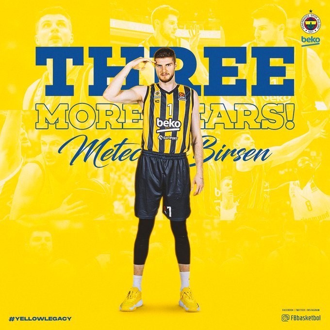 Dyshawn Pierre ve Metecan Birsen, 3 yıl daha Fenerbahçe’de