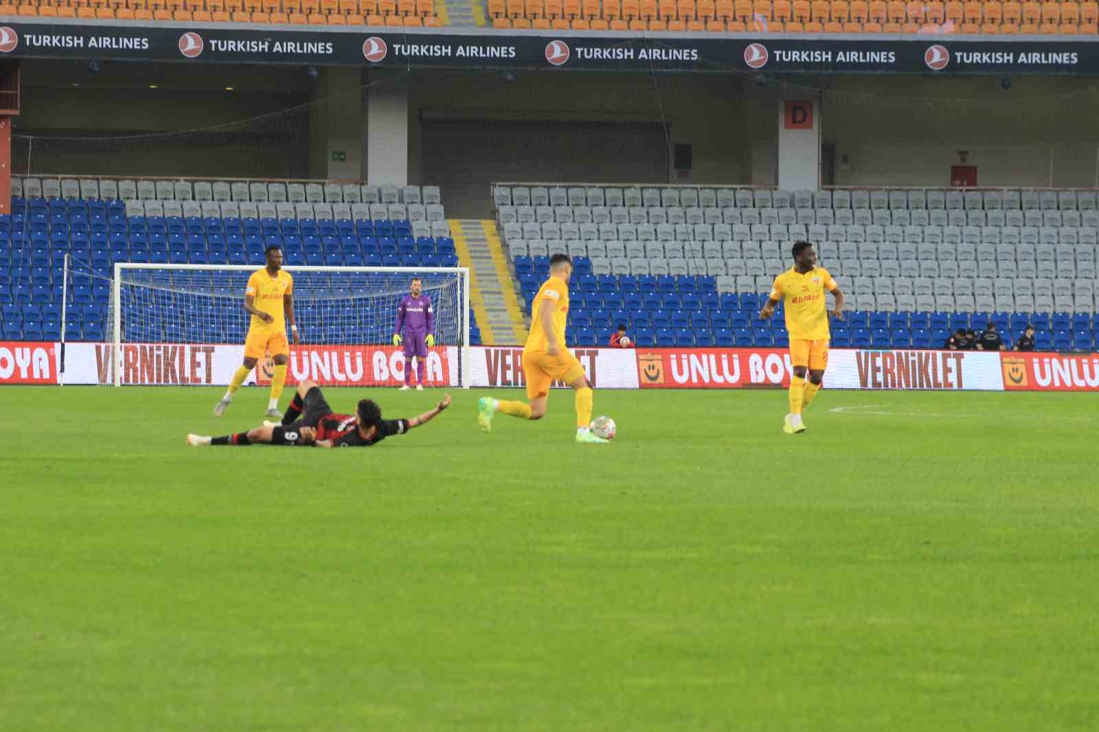 Spor Toto Süper Lig: Fatih Karagümrük: 2 – Kayserispor: 0 (İlk yarı)