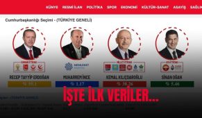 İşte İlk Veriler...