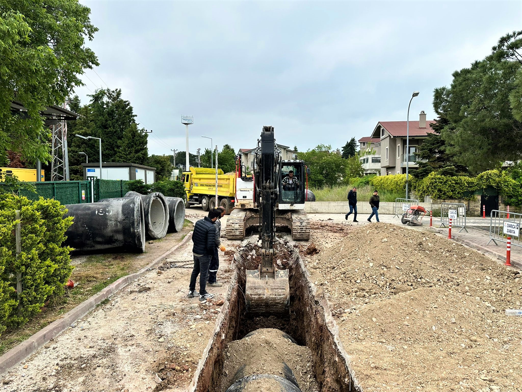 Bayramoğlu’na yeni yağmur suyu hattı