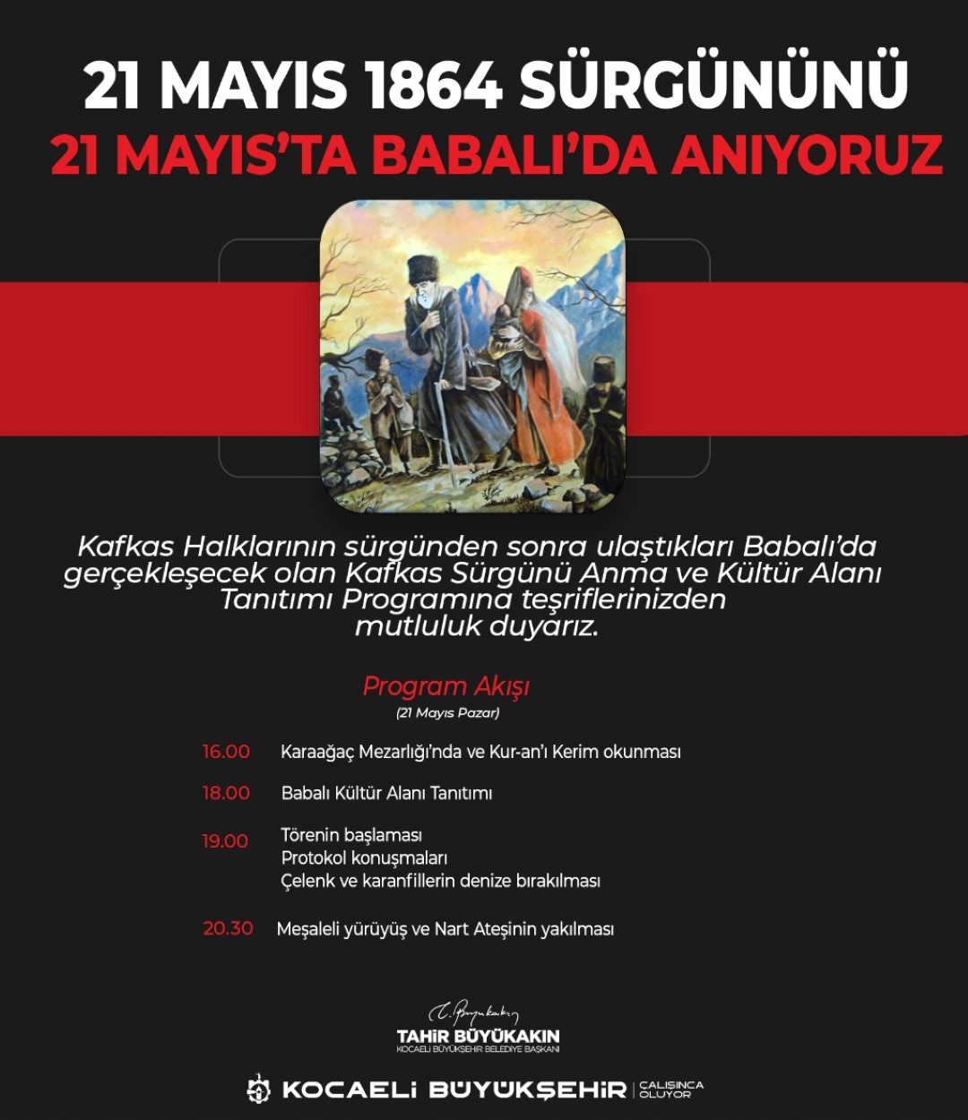 158. Yılında Çerkes Sürgünü Anılacak