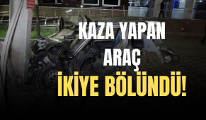 Kocaeli’de Feci Kaza… Makas Attığı araç ikiye bölündü!