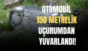 Kocaeli’de Kontrolden Çıkan Otomobil 150 Metrelik Uçurumdan Yuvarlandı!