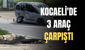 Kocaeli’de 3 Araç Çarpıştı: Yolcular Yola Savruldu!