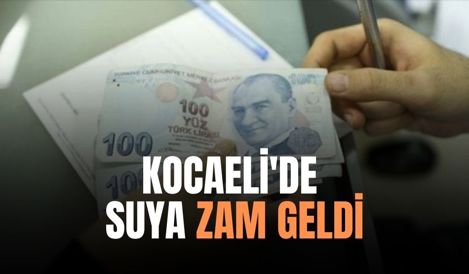 Kocaeli’de Suya Zam Geldi