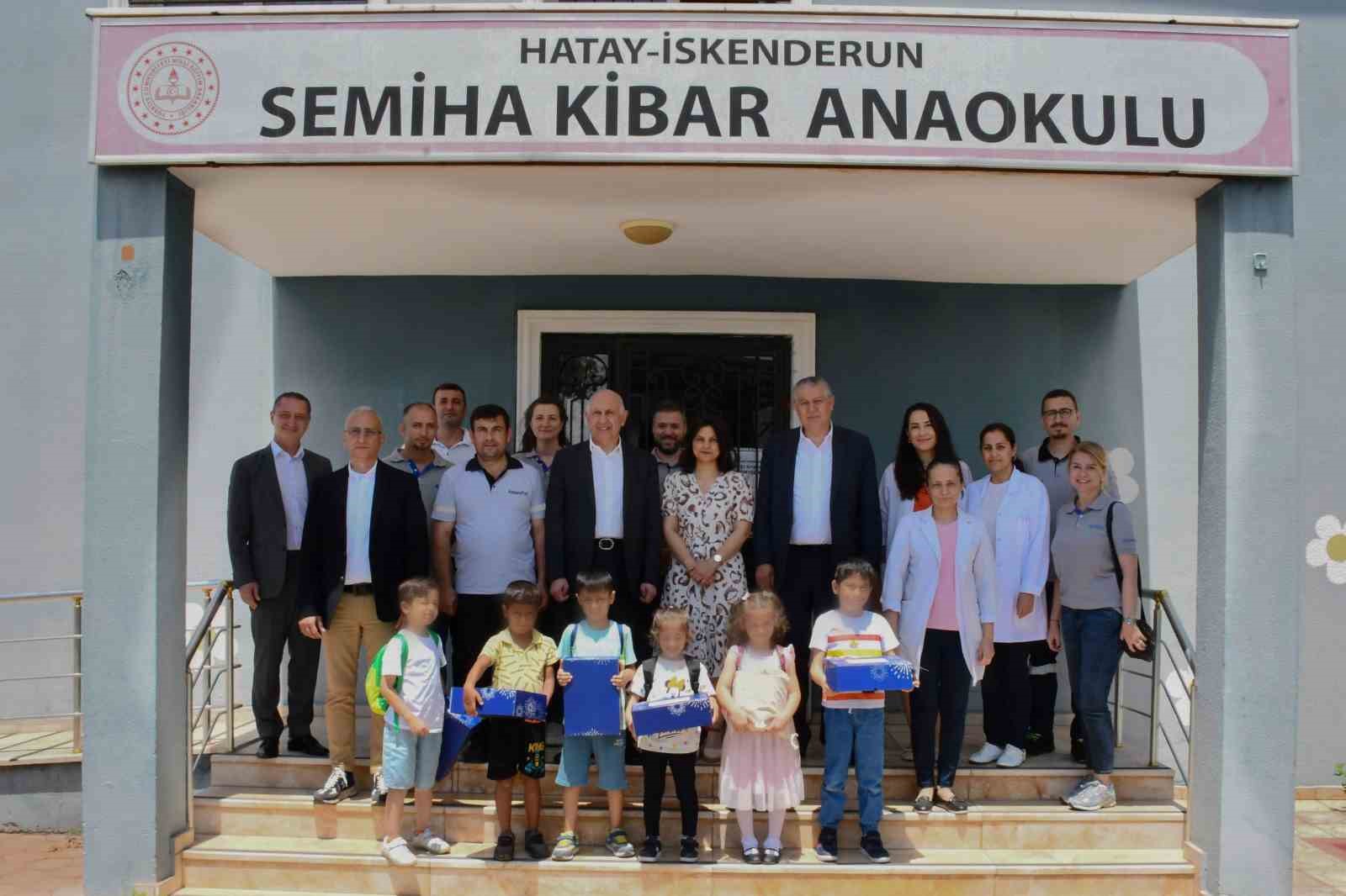 Kibar Holding’den depremzede çocuklara ziyaret