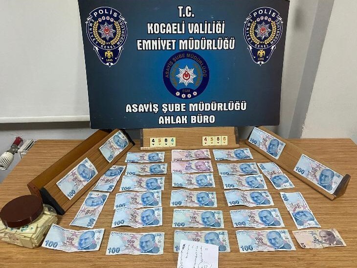 Kocaeli’de kumar oynayanlara baskın