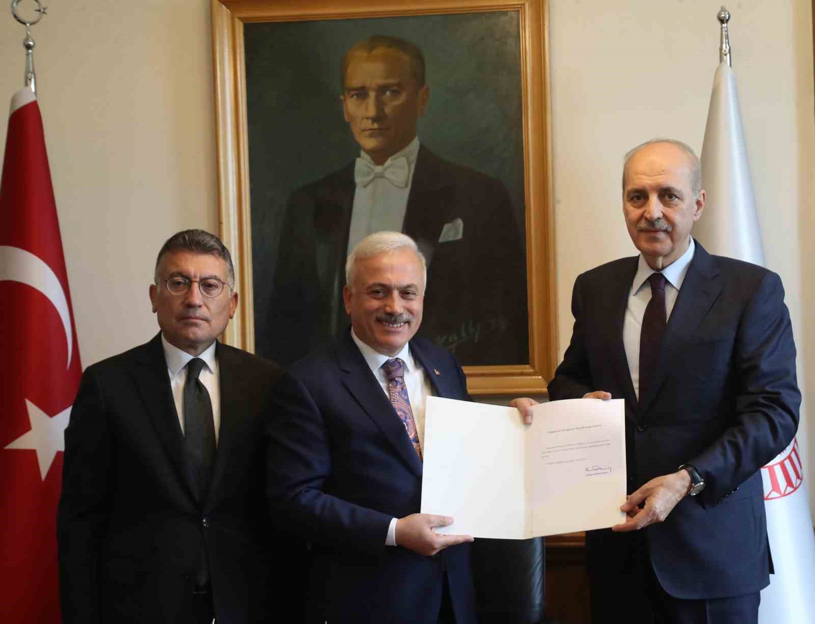 Numan Kurtulmuş, TBMM Başkanlığına adaylık başvurusunu yaptı