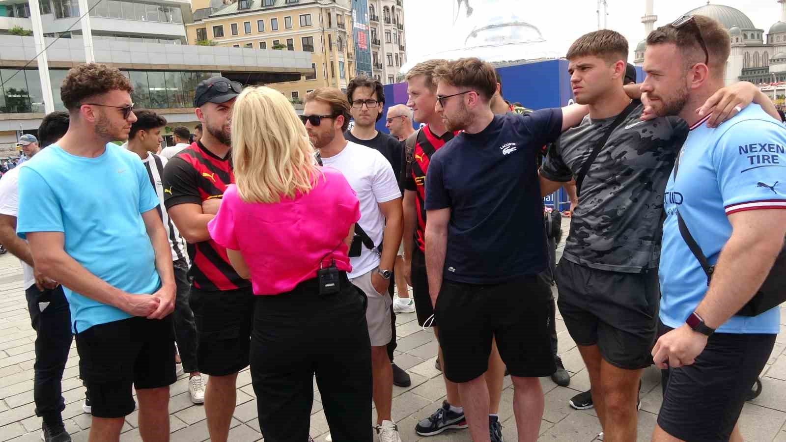Taksim’de Şampiyonlar Ligi coşkusu