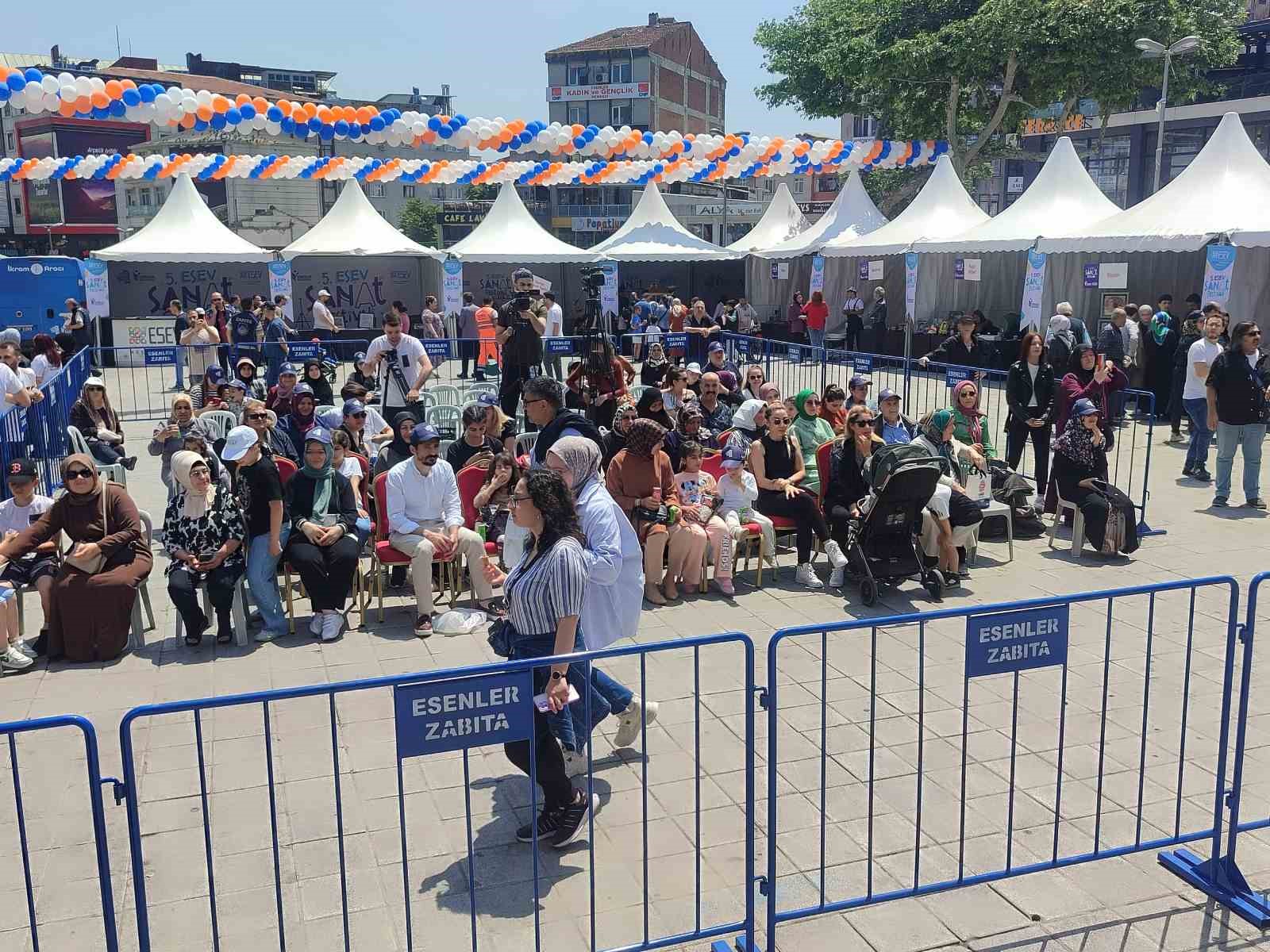 Esenler’de 5. ESEV sanat festivali düzenlendi