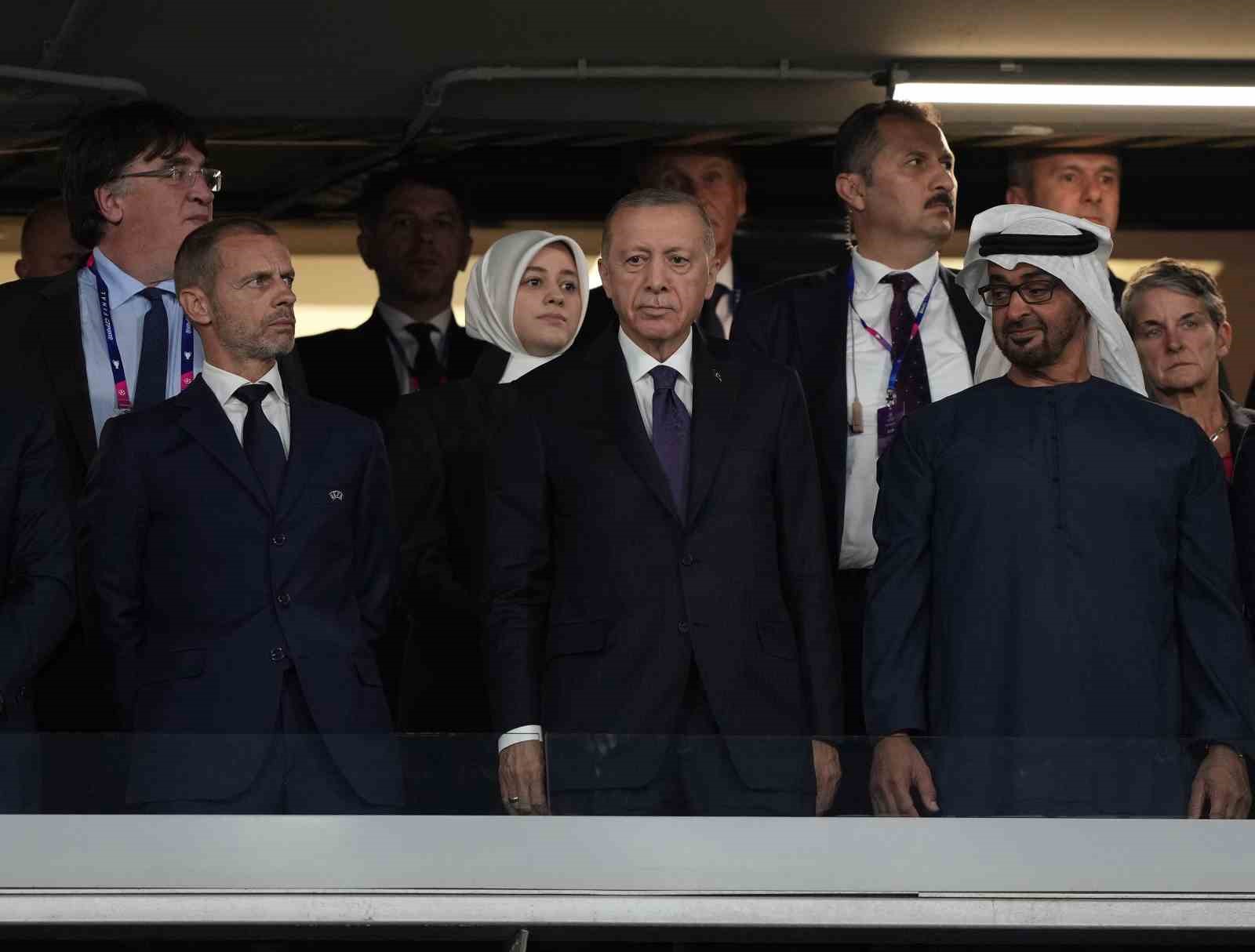 Cumhurbaşkanı Recep Tayyip Erdoğan, Şampiyonlar Ligi Finali’ni takip etti