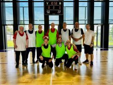 Cumhurbaşkanı Erdoğan,  ekibiyle basketbol maçı yaptı