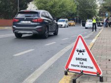 İstanbul’da dron destekli trafik denetimi
