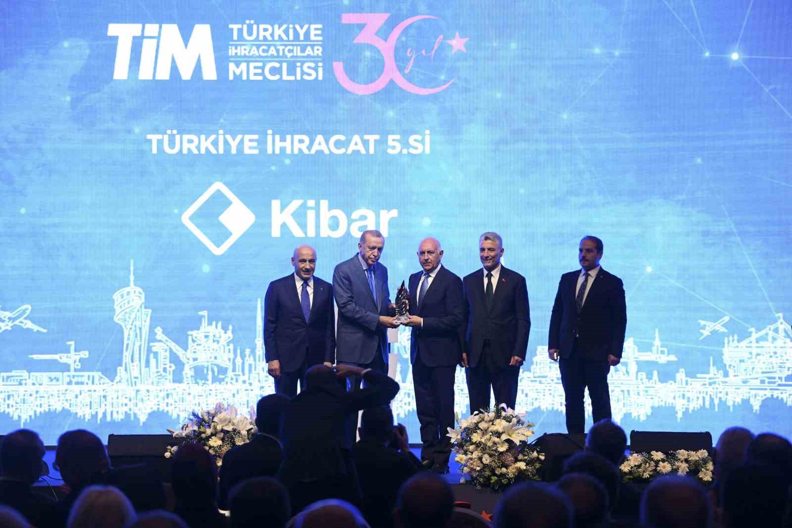 Kibar Holding’e TİM İhracat Ödülü