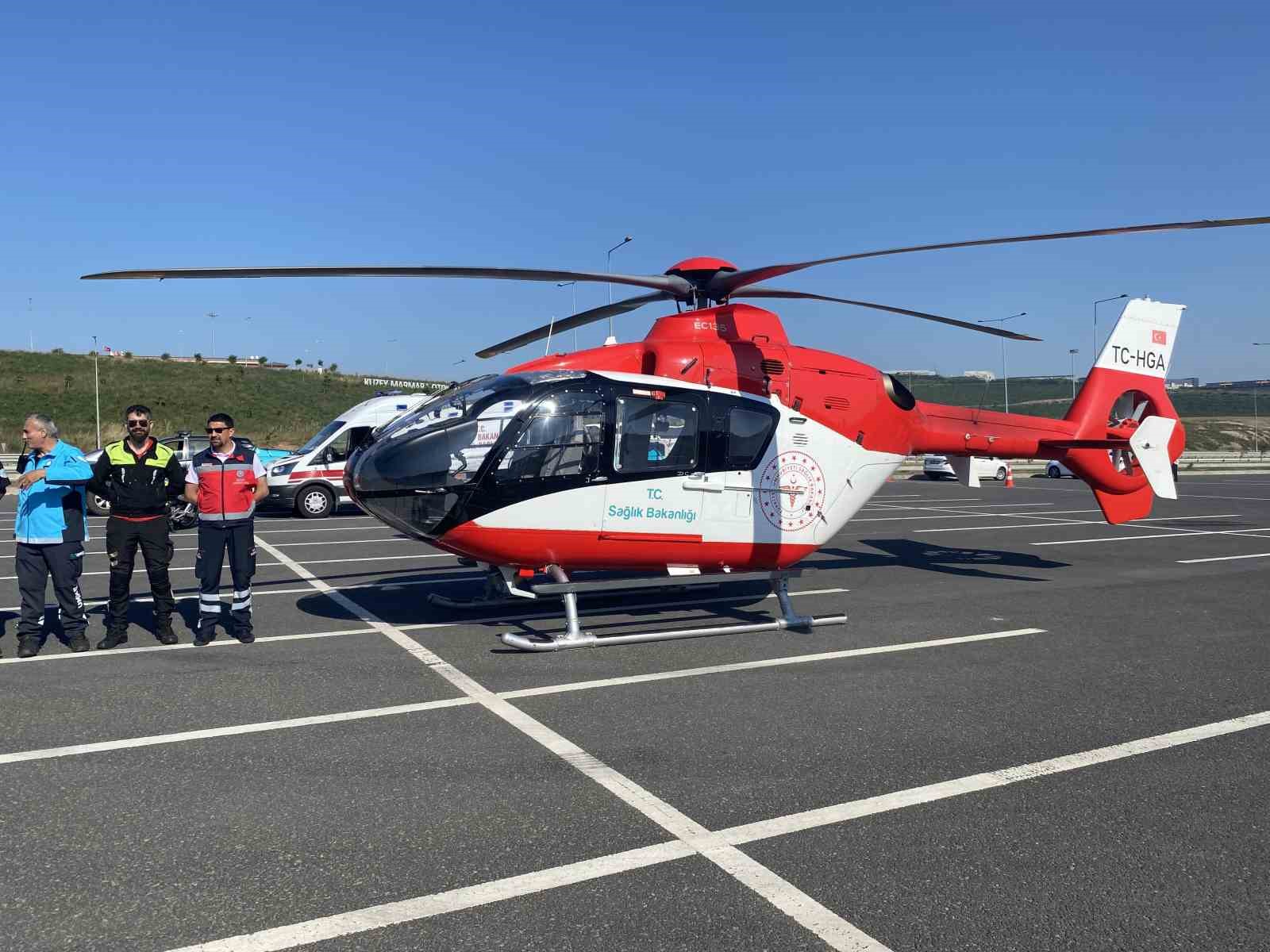 Kuzey Marmara’ya helikopter indi, gören dönüp bir daha baktı