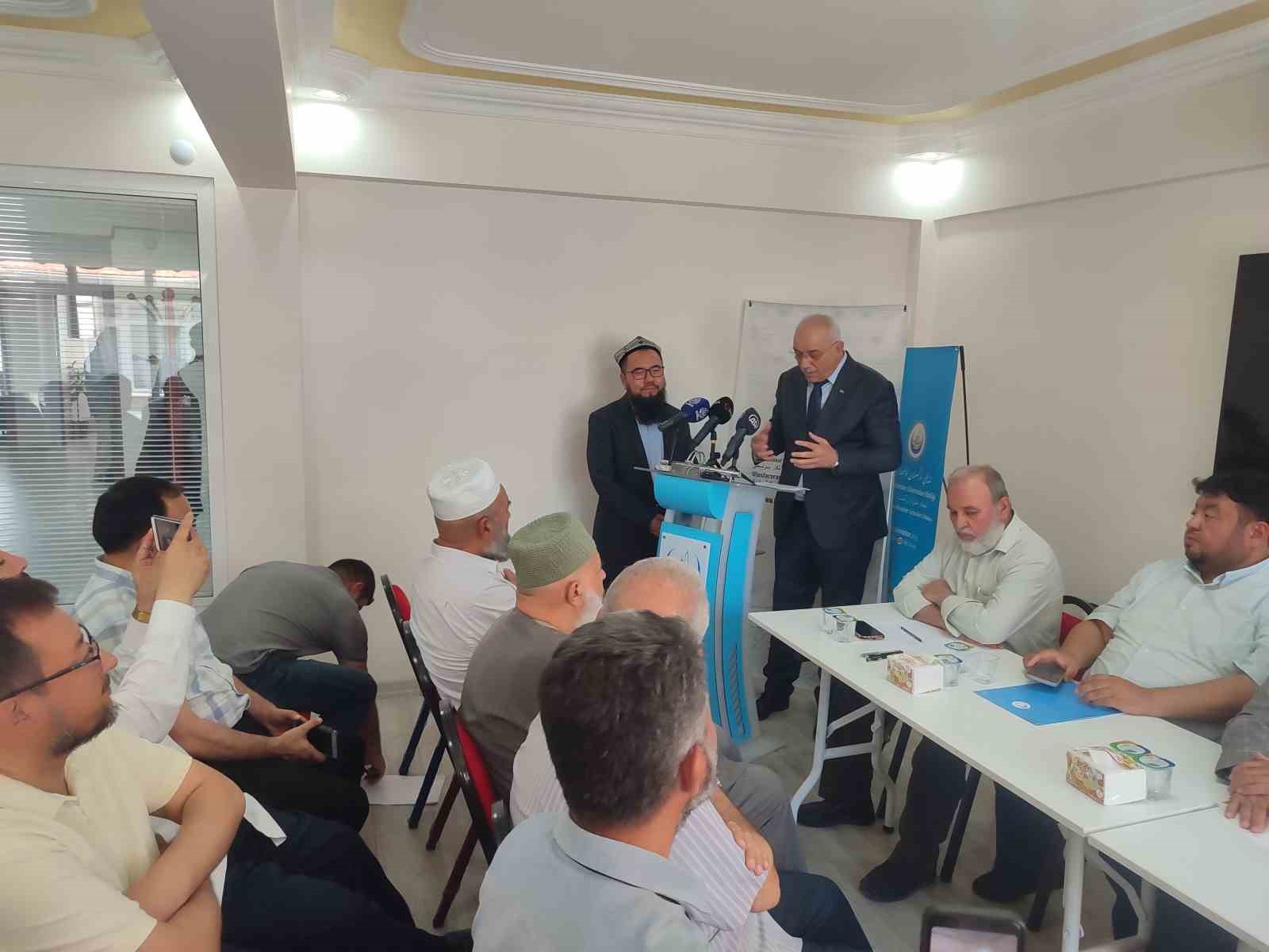 Uluslararası Doğu Türkistan STK’lar Birliği’nden Mahmud Abbas’a tepki