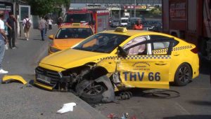 Avcılar’da kaza: 2 yaralı