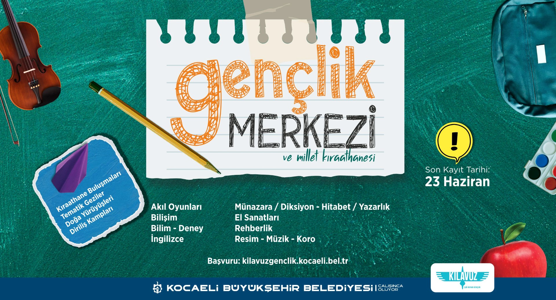 Kılavuz Gençlik  kayıtları başladı