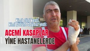 Kimi elini kesti, kimi gözüne boynuz yedi: Acemi kasaplar yine hastanelerdeydi