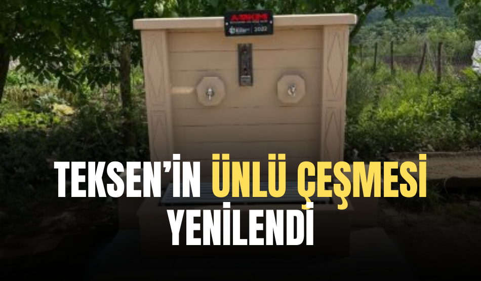 Kocaeli Kandıra Teksen’in ünlü çeşmesi yenilendi
