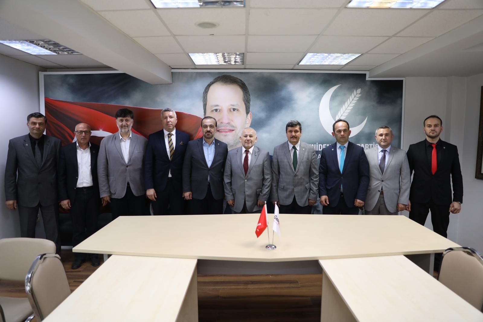 Talus'tan Cumhur ittifakı ortaklarına teşekkür ziyareti
