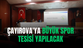 Çayırova’ya büyük spor tesisi yapılacağı duyuruldu