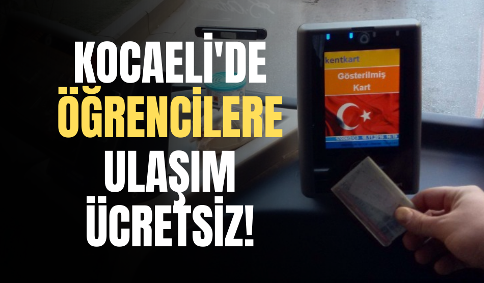 YKS’ye girecek öğrencilere ulaşım ücretsiz!