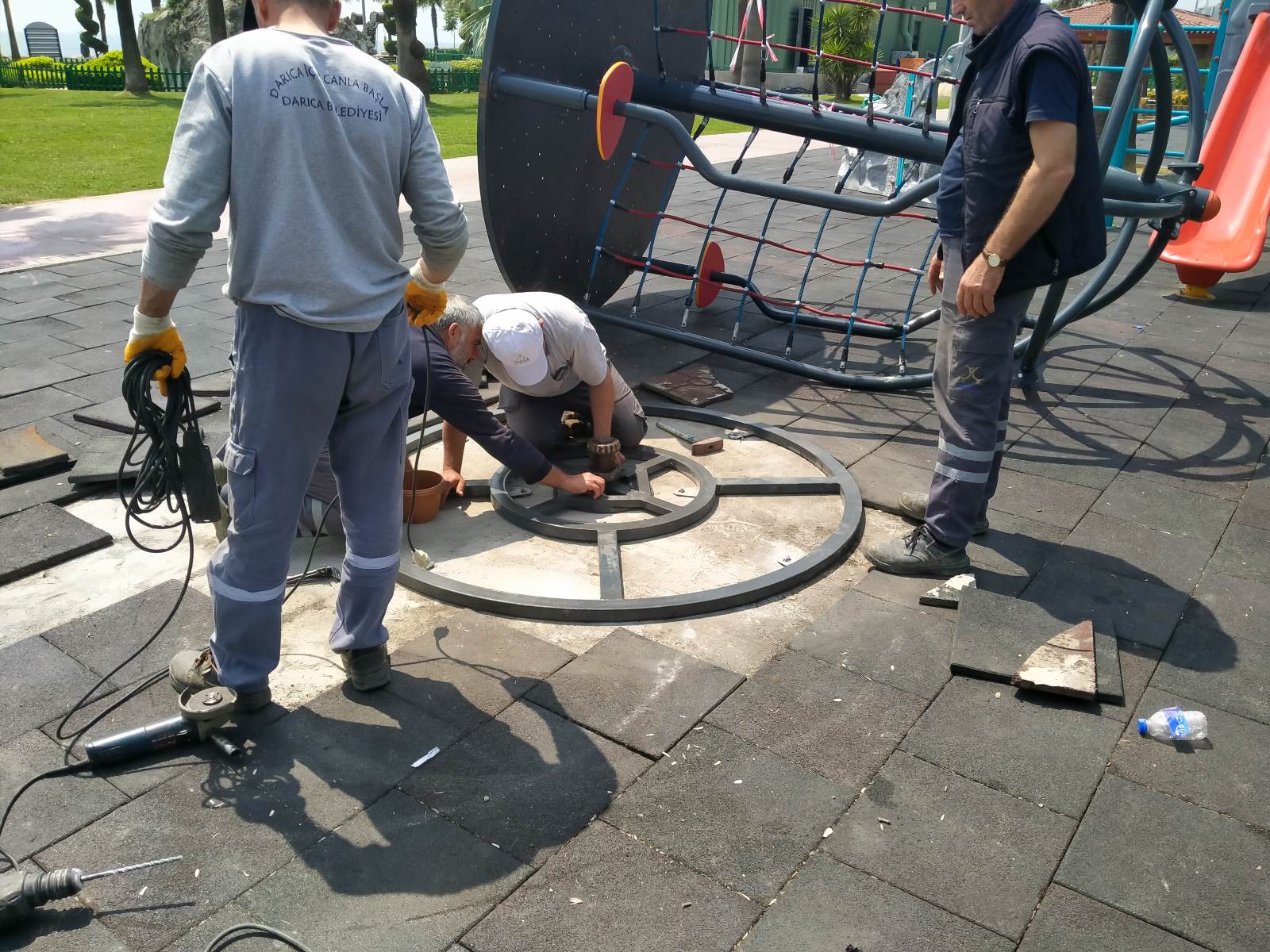 Darıca'da park ve bahçelere yenileme Darıca'da park ve bahçelere yenileme