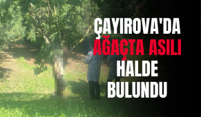 Çayırova’da ağaçta asılı halde bulundu