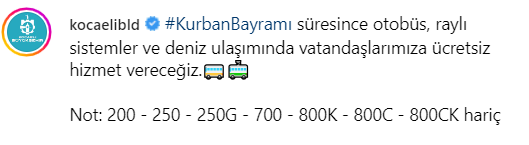 Kocaeli'de otobüsler ücretsiz olacak Kocaeli'de otobüsler ücretsiz olacak