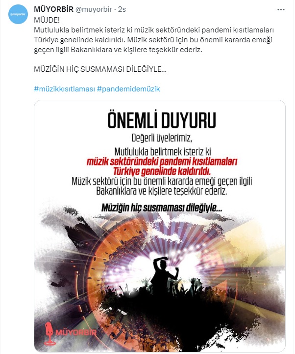 Müzik Yasağına Son! Müzik Yasağına Son!