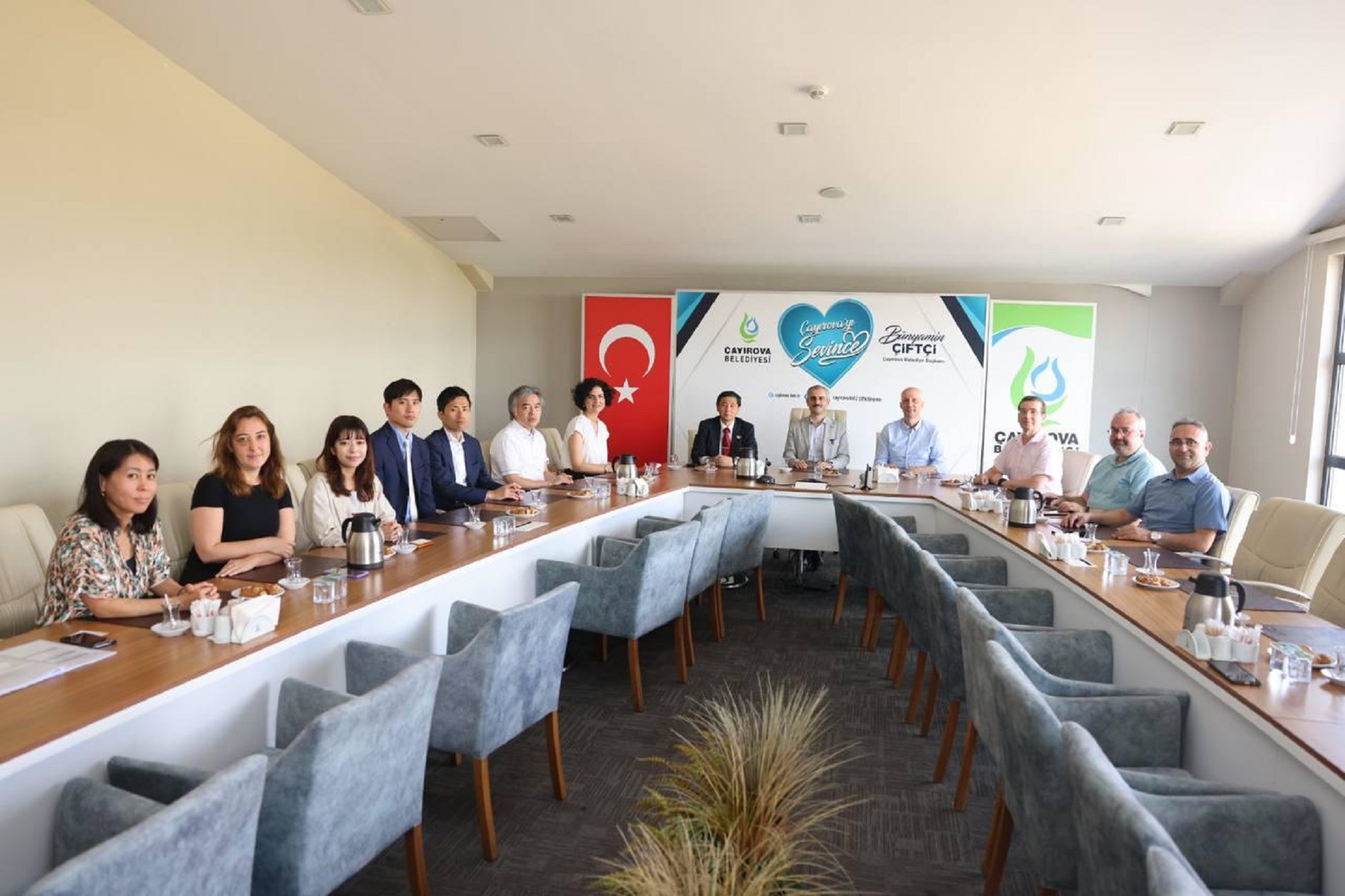 Başkan Çiftçi Japon Heyetle buluştu