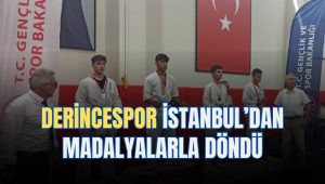 Derincespor İstanbul’dan madalyalarla döndü